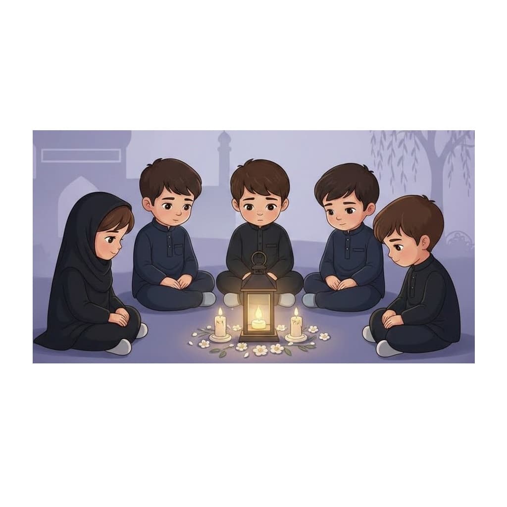 مراسم عزاداری و سفره نذری